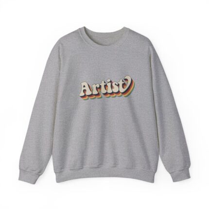 Retro Groovy Artist Sweatshirt