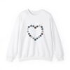 Vintage Blue Pumpkin Heart Crewneck Sweatshirt