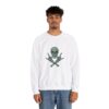 Rock Skull and Crossbones Unisex Heavy Blend Crewneck Sweatshirt