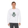 Rock Skull and Crossbones Unisex Heavy Blend Crewneck Sweatshirt