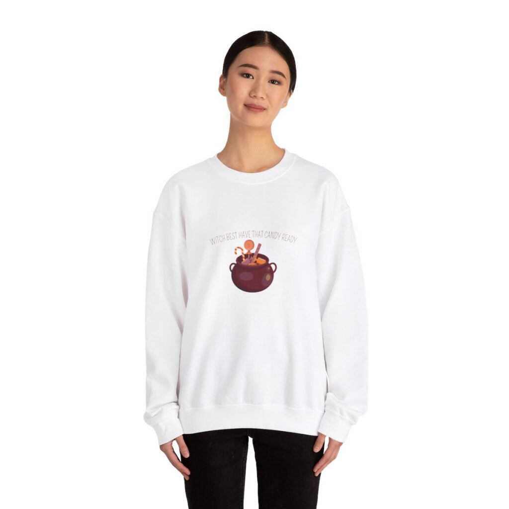 Unisex Heavy Blend Crewneck Sweatshirt Witch Candy