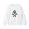 Rock Skull and Crossbones Unisex Heavy Blend Crewneck Sweatshirt