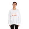 Spooky Stacked Text Unisex Heavy Blend Crewneck Sweatshirt