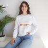 Spooky Stacked Text Unisex Heavy Blend Crewneck Sweatshirt