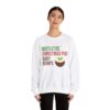 Mistletoe, Christmas Pud and Baby Bumps Pregnancy Announcement Sweatshirt