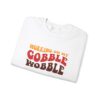 Working on my Gobble Wobble Thanksgiving Sweatshirt