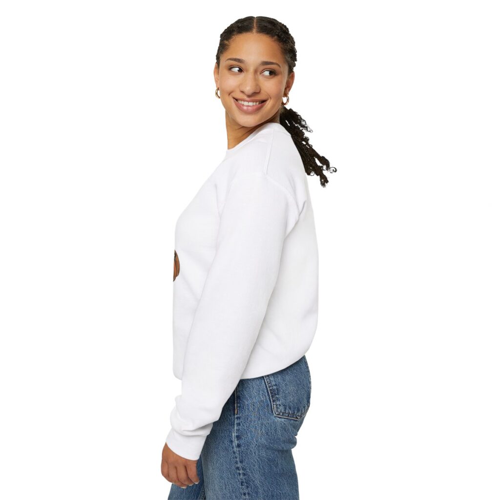 Vintage Pumpkins and Thankful Script Thanksgiving Sweatshirt for Her