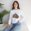 Vintage Pumpkins and Thankful Script Thanksgiving Sweatshirt for Her