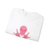 Pink Skull and Cross Bones Unisex Heavy Blend Crewneck Sweatshirt