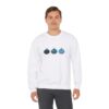 Vintage Blue Pumpkins Fall Unisex Crewneck Sweatshirt