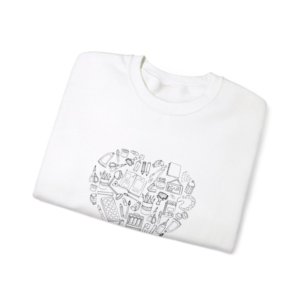 Creative Heart Artist Sweatshirt