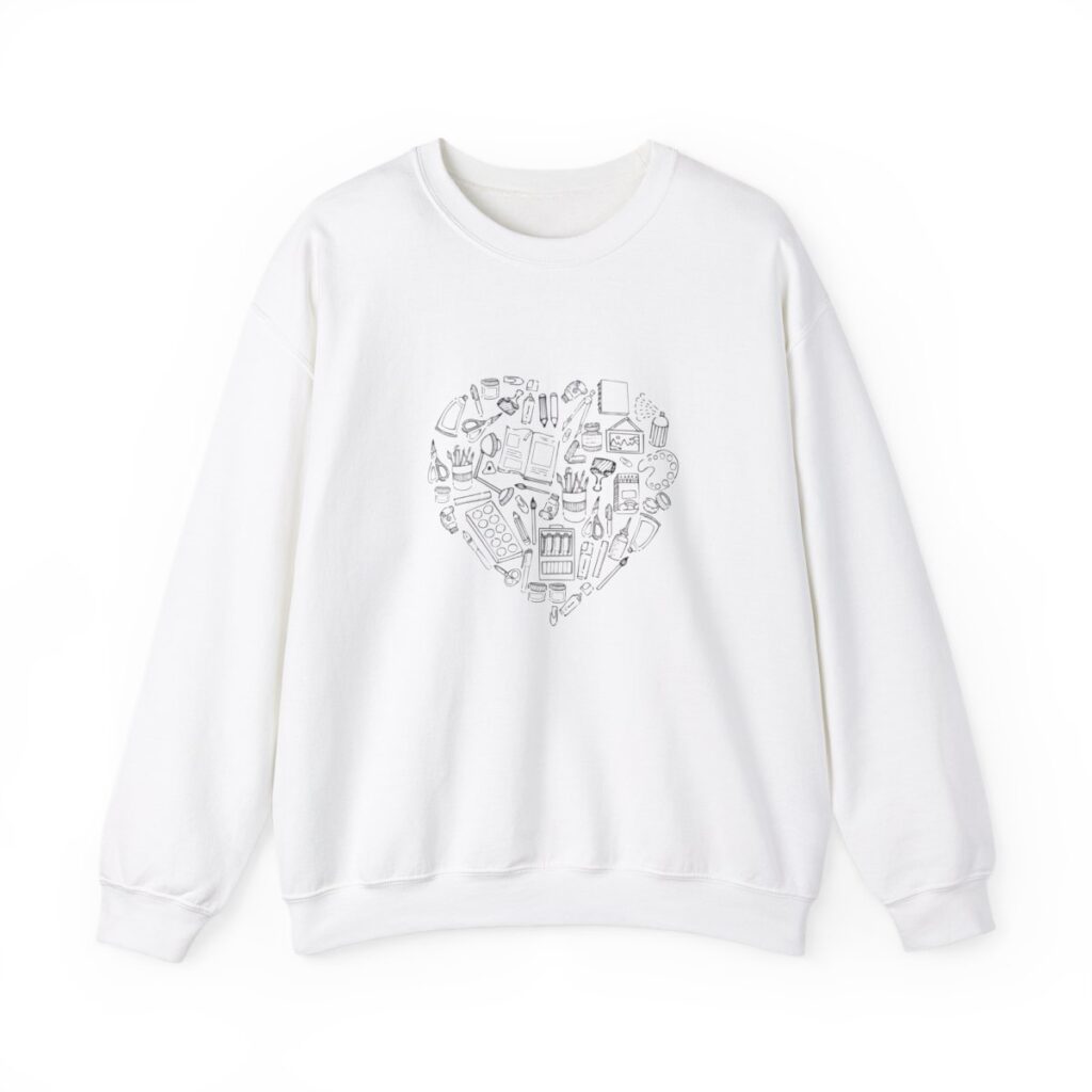 Creative Heart Artist Sweatshirt