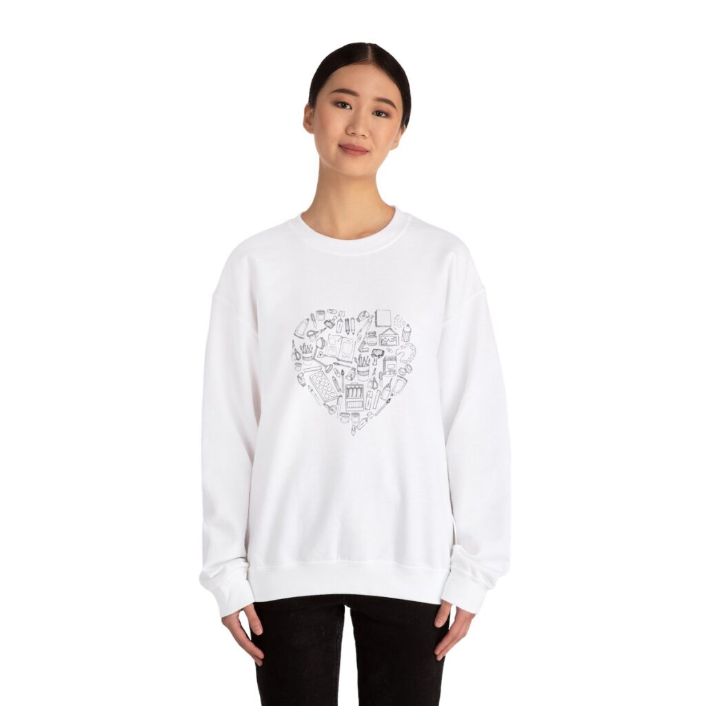 Creative Heart Artist Sweatshirt