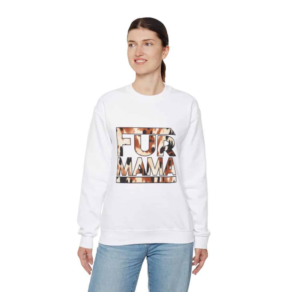 Fur Mama Buffalo Print Women's Sweatshirt