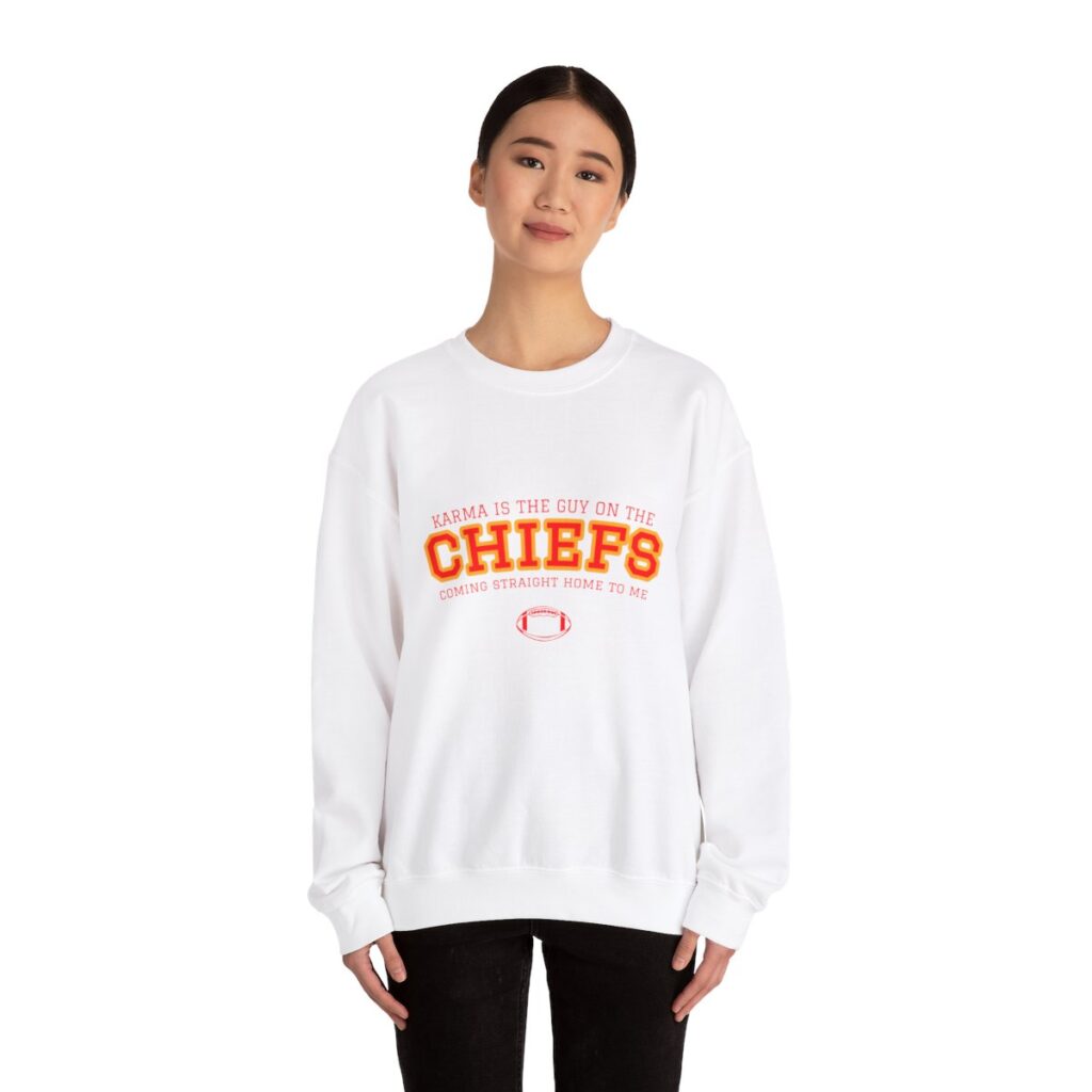 Funny Taylor Swift Travis Kelce Karma Sweatshirt