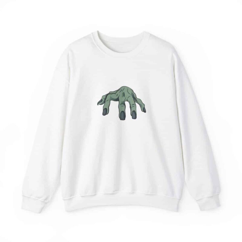 Zombie hand Halloween Sweatshirt