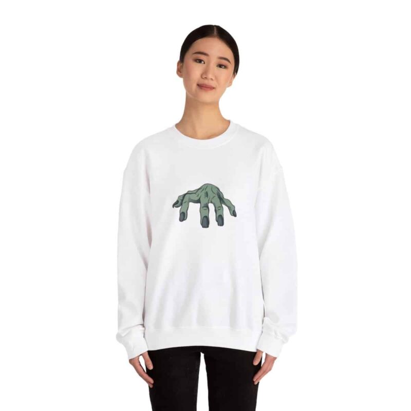 Zombie hand Halloween Sweatshirt