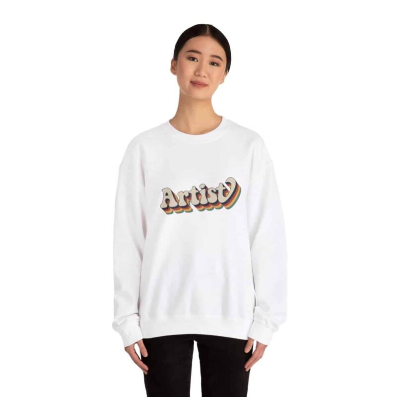 Retro Groovy Artist Sweatshirt