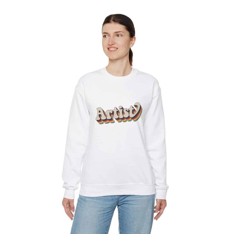 Retro Groovy Artist Sweatshirt