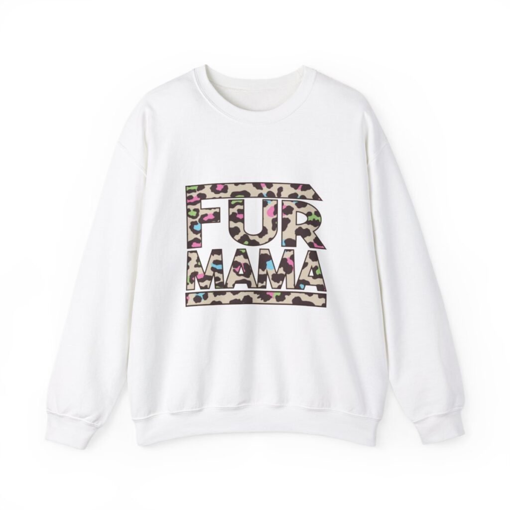 Fur Mama Rainbow Animal Print Sweatshirt