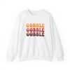 Tri-Color Gobble Thanksgiving Sweatshirt