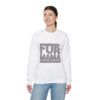 Fur Mama Checkerboard Racing Print Sweatshirt