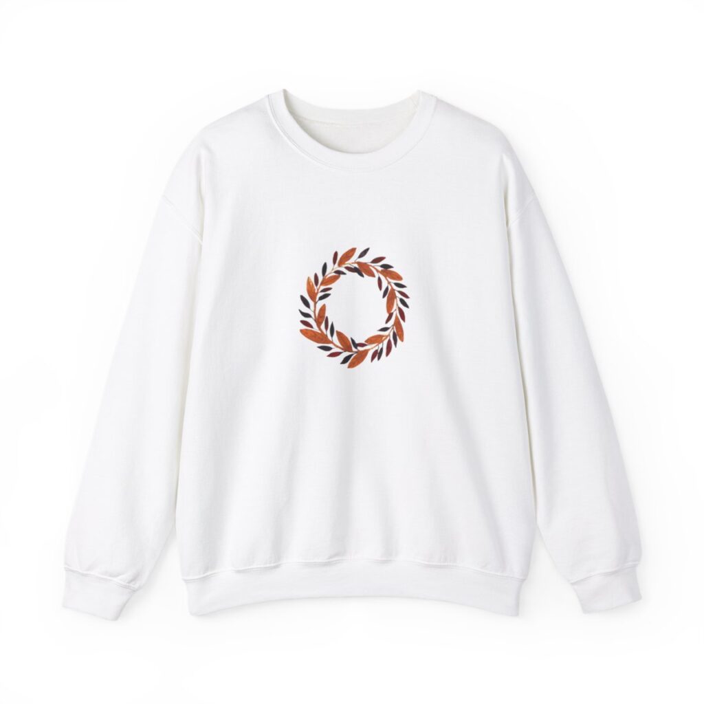 Fall Wreath Pretty Thanksgiving Sweatshirt