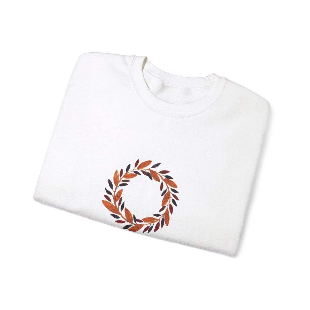 Fall Wreath Pretty Thanksgiving Sweatshirt