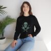 Rock Skull and Crossbones Unisex Heavy Blend Crewneck Sweatshirt