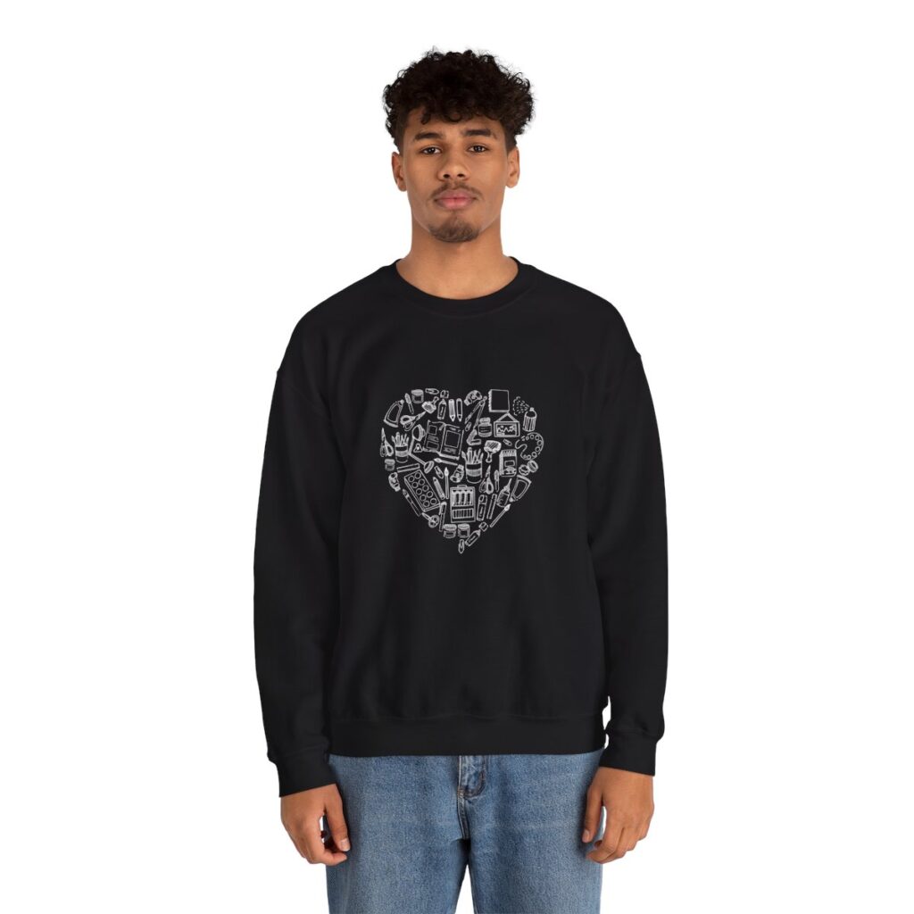 Creative Heart Artist Sweatshirt