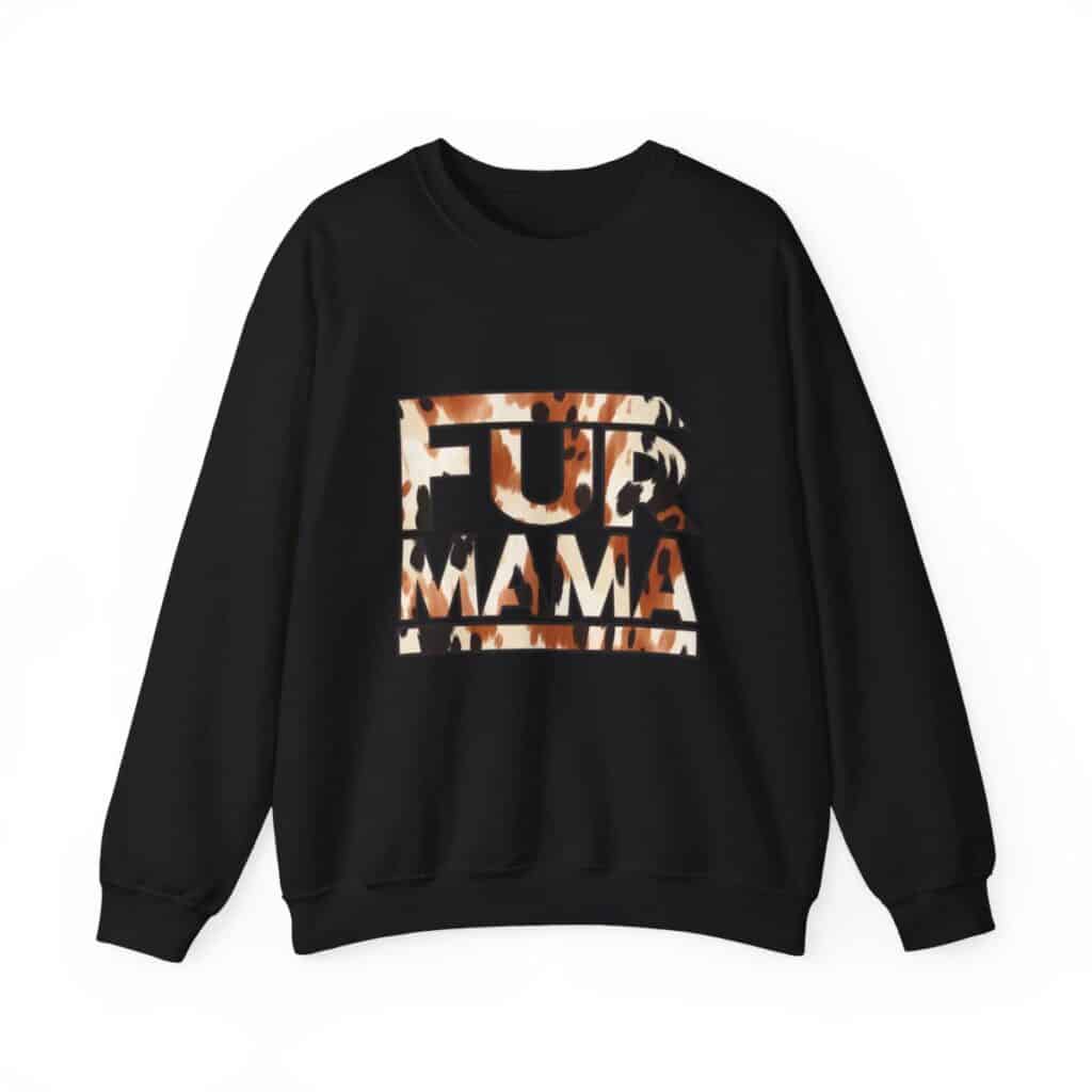 Fur Mama Buffalo Print Women's Sweatshirt