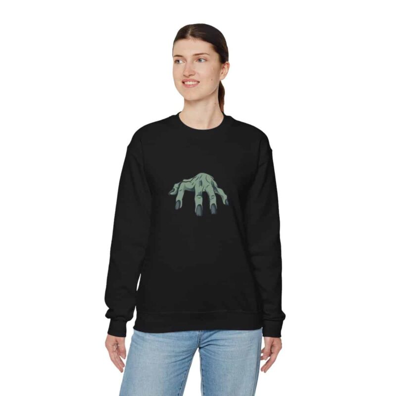 Zombie hand Halloween Sweatshirt