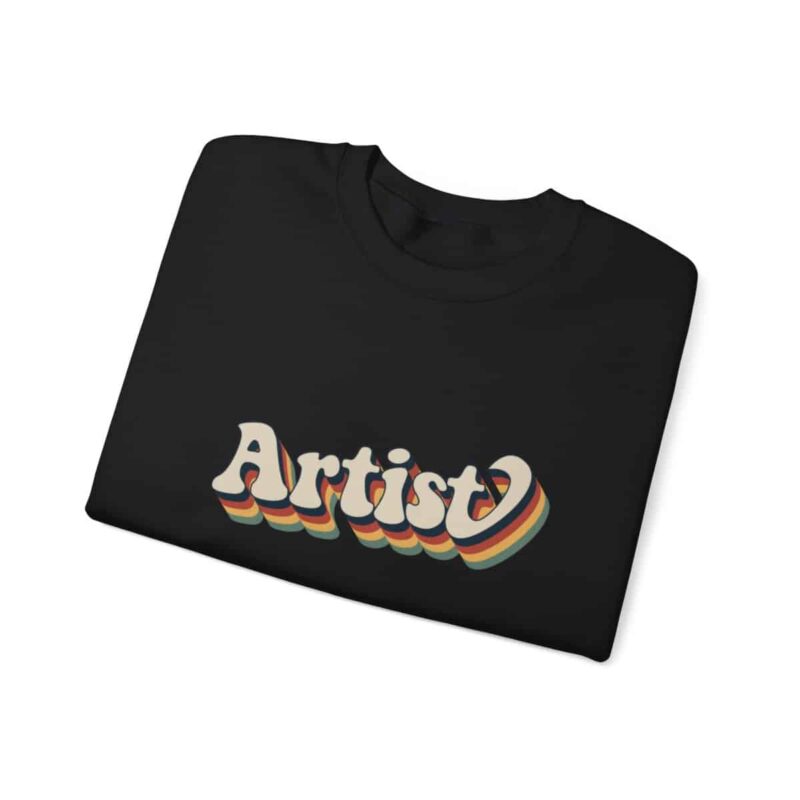 Retro Groovy Artist Sweatshirt