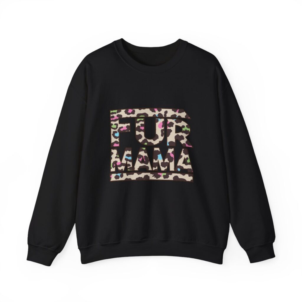 Fur Mama Rainbow Animal Print Sweatshirt