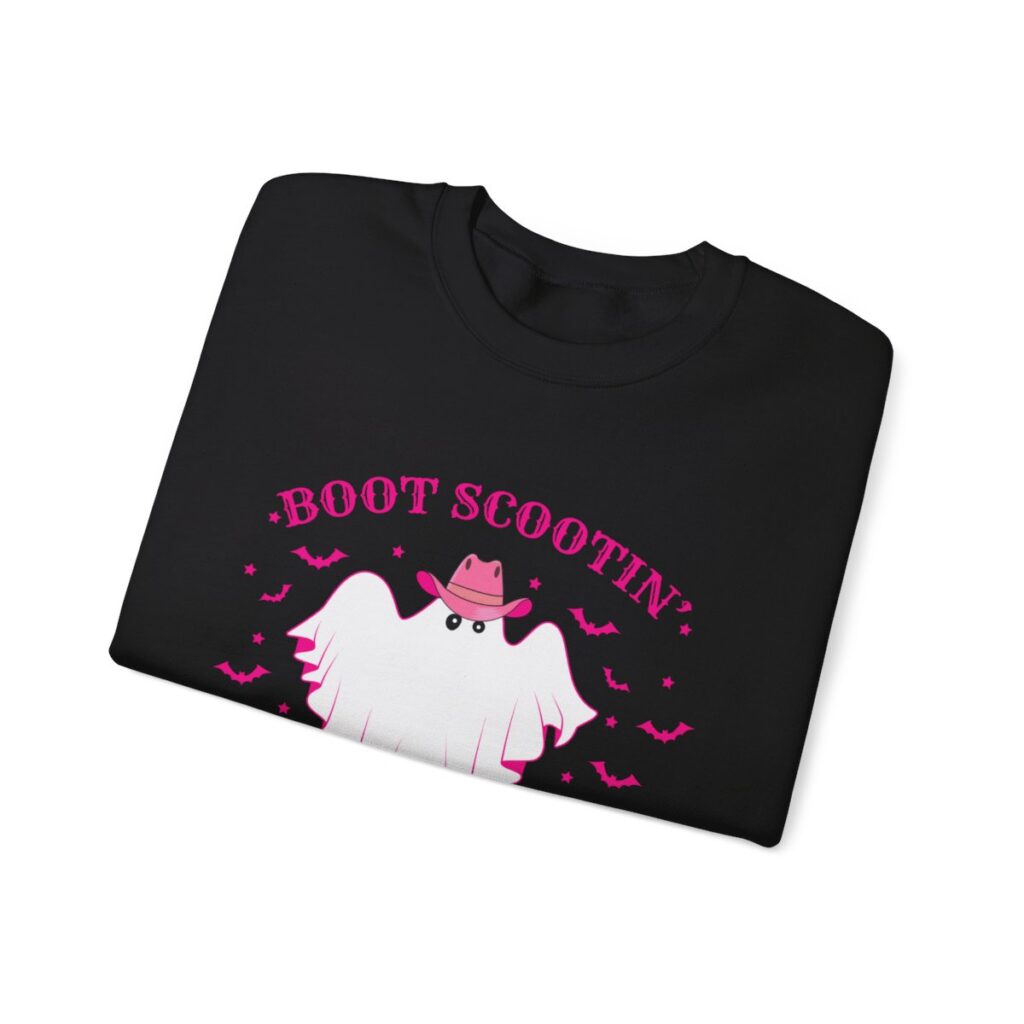 Boot Scootin' Boogie - Cowboy Ghost Halloween Sweatshirt