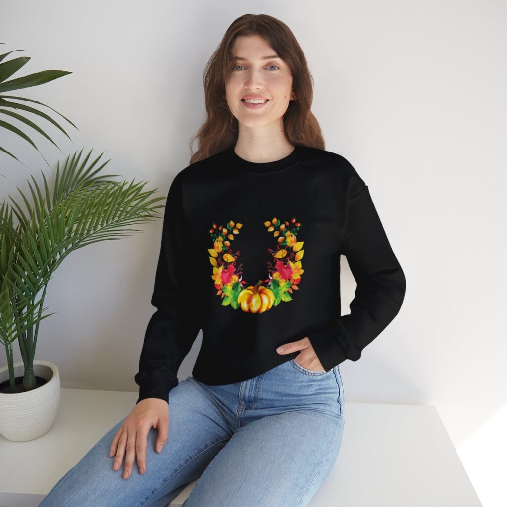 Fall Wreath Unisex Crewneck Sweatshirt