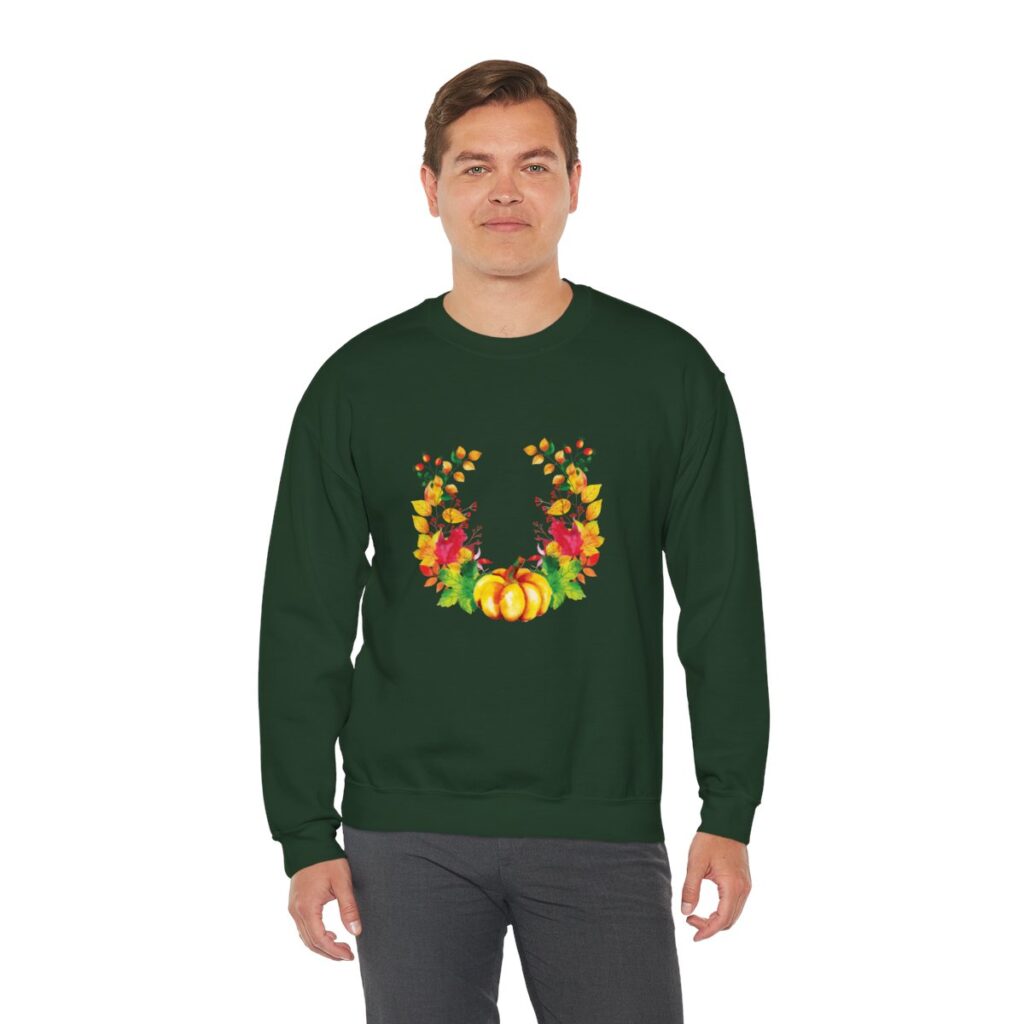 Fall Wreath Unisex Crewneck Sweatshirt