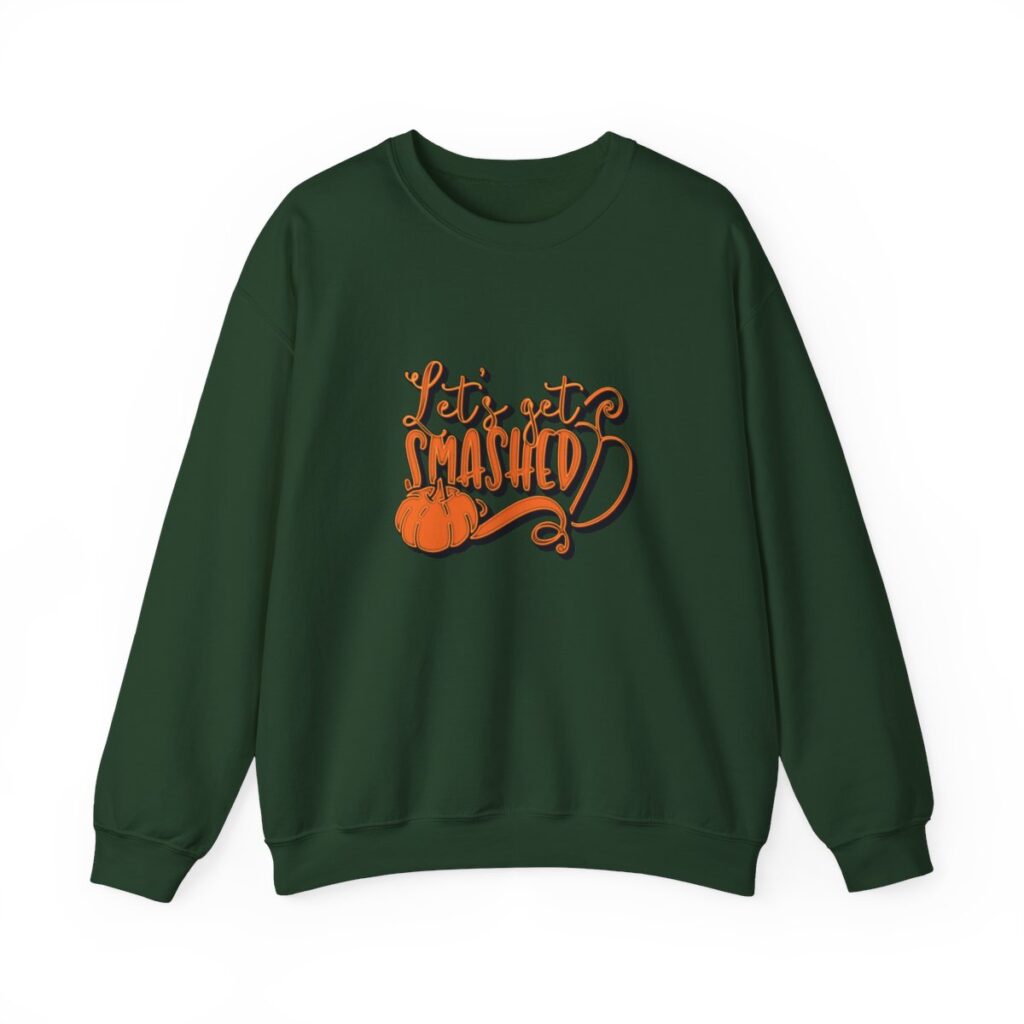 Let's Get Smashed Pumpkin Unisex Crewneck Sweatshirt