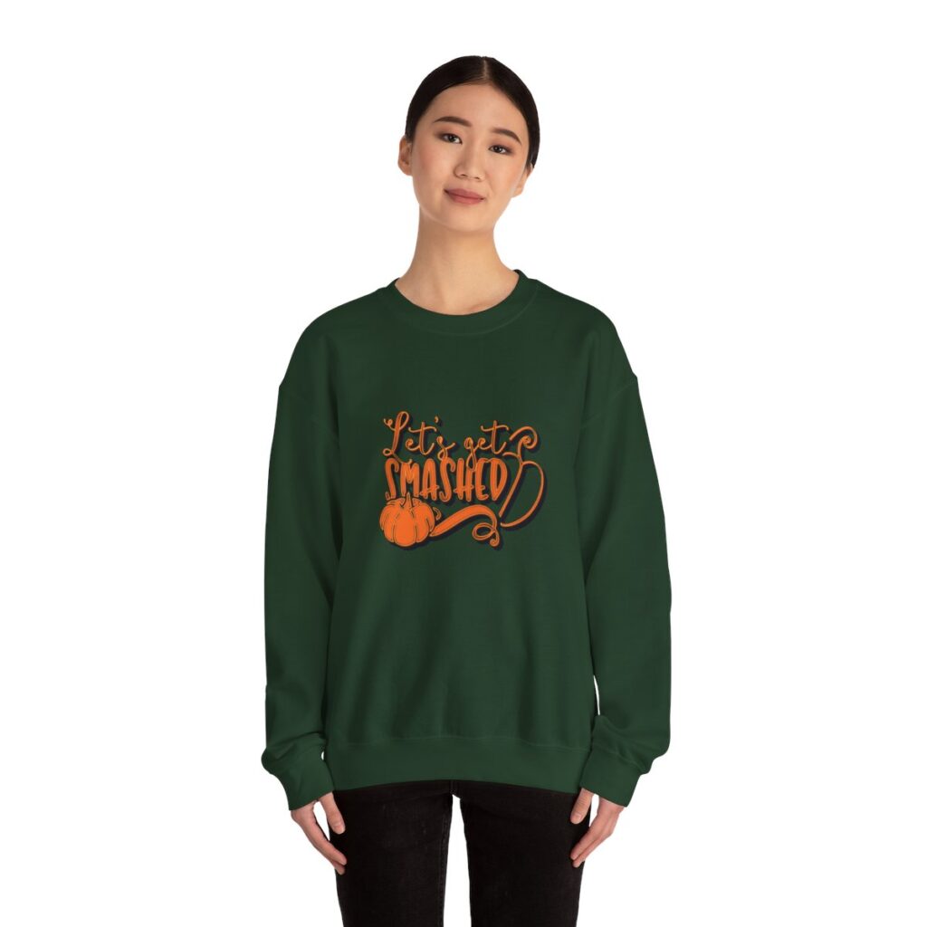 Let's Get Smashed Pumpkin Unisex Crewneck Sweatshirt