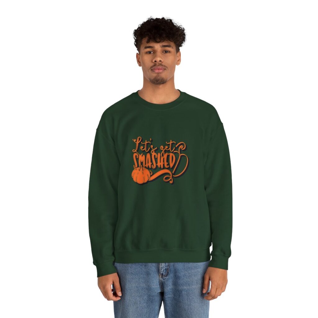 Let's Get Smashed Pumpkin Unisex Crewneck Sweatshirt