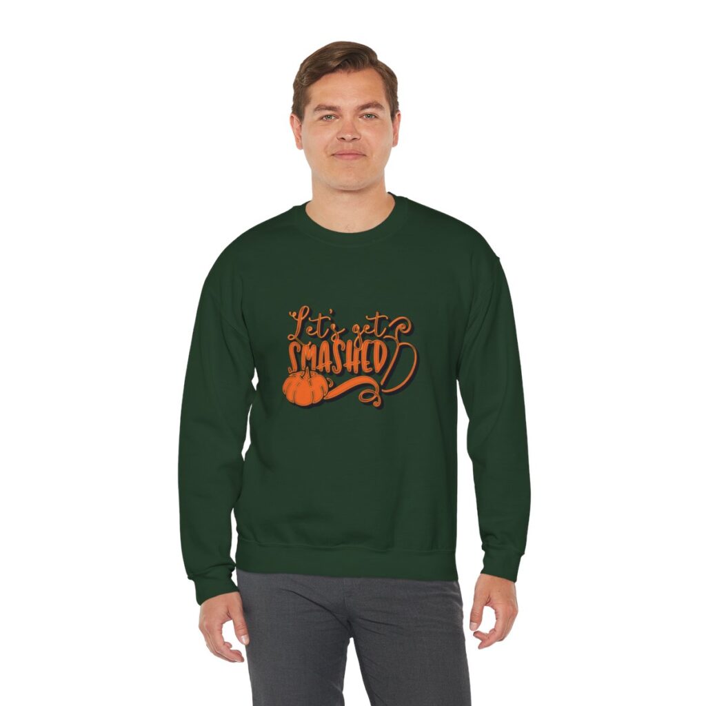 Let's Get Smashed Pumpkin Unisex Crewneck Sweatshirt