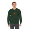 Orange Pumpkin Border Unisex Fall Halloween Sweatshirt