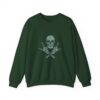 Rock Skull and Crossbones Unisex Heavy Blend Crewneck Sweatshirt