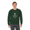 Rock Skull and Crossbones Unisex Heavy Blend Crewneck Sweatshirt