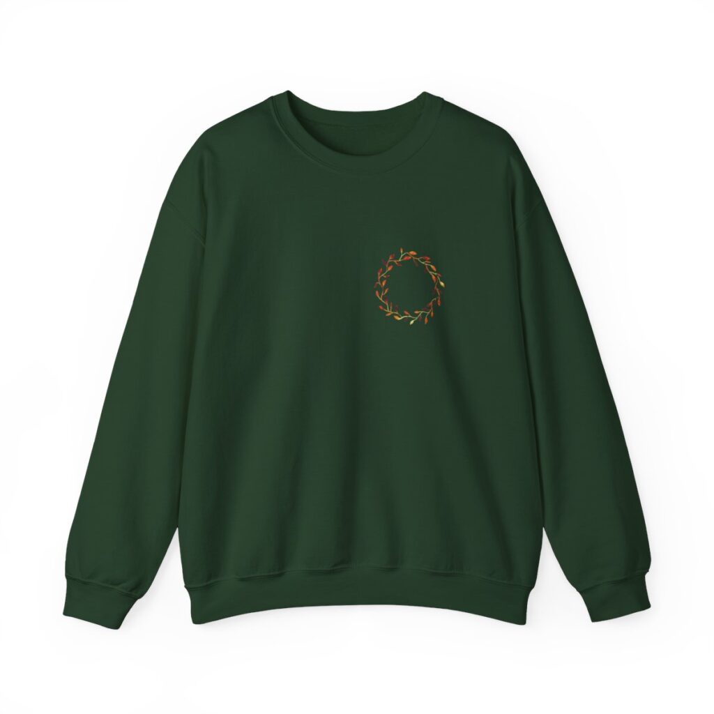 Beautiful Fall Wreath Thanksgiving Sweatshirt