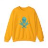 Teal Skull and Cross Bones Sweatshirt