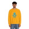 Teal Skull and Cross Bones Sweatshirt