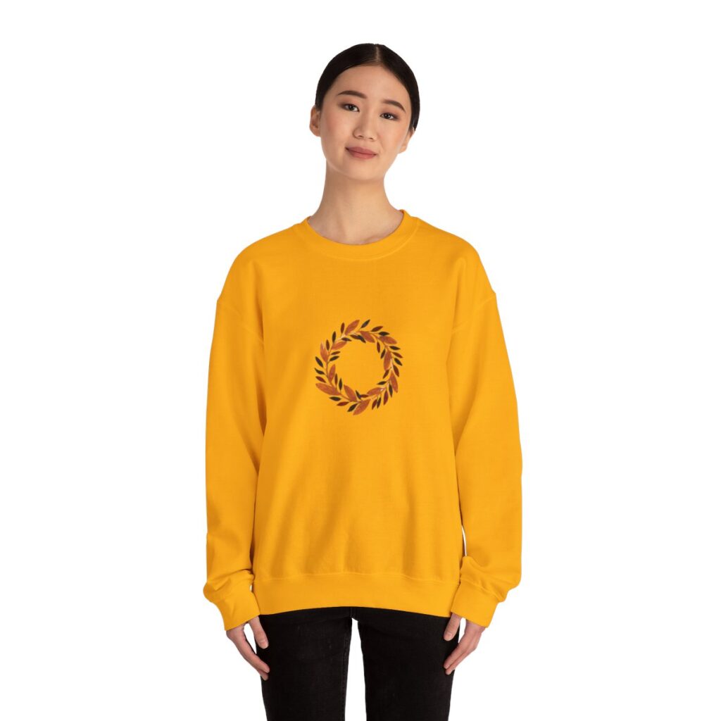 Fall Wreath Pretty Thanksgiving Sweatshirt