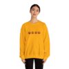 Row of Pumpkins Fall Halloween Sweatshirt