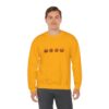 Row of Pumpkins Fall Halloween Sweatshirt